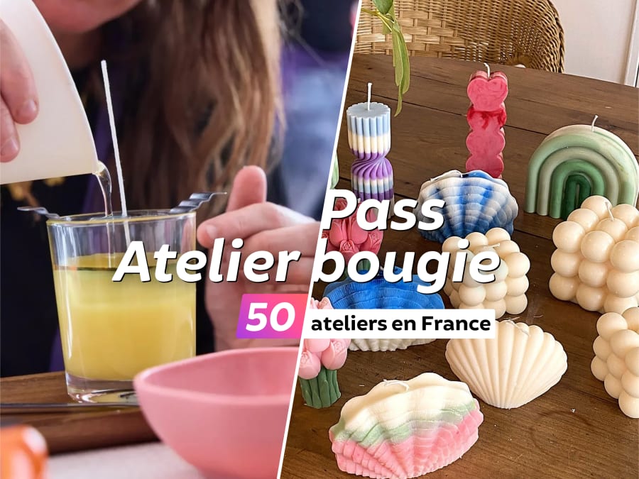 Pass  Atelier bougie | +50 ateliers en France