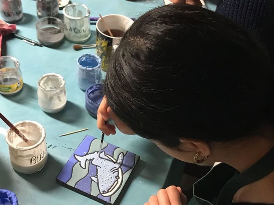 Introducción al esmaltado en lava cerca de Estrasburgo (67)