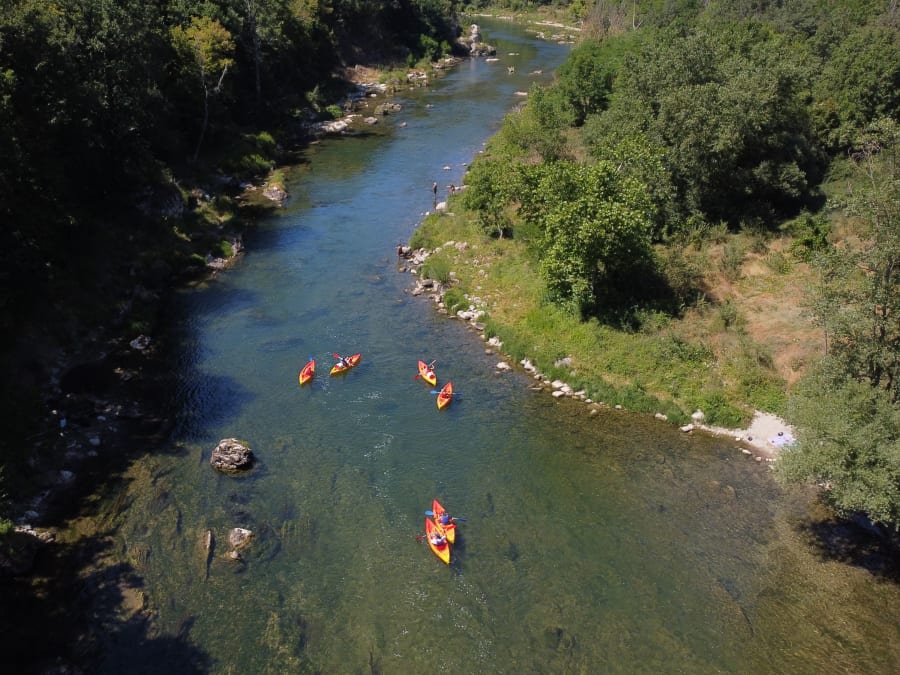 Alquiler de canoas kayak en Millau: por el Tarn