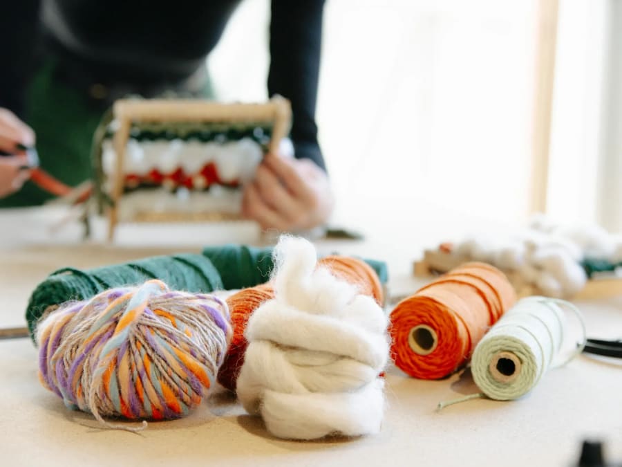 Atelier d'initiation au tissage contemporain à Saint-Marcel (71)