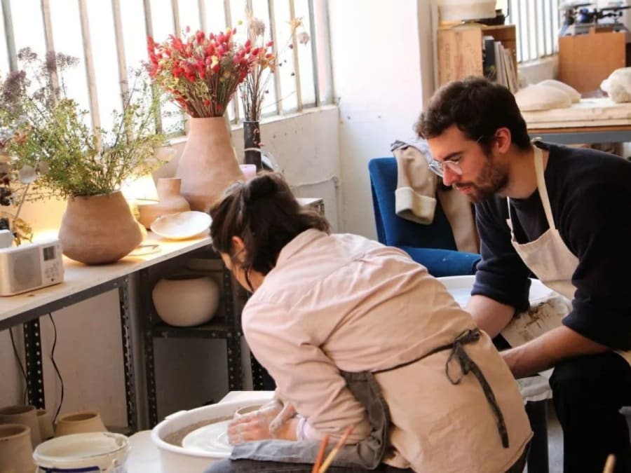 Introductieworkshop pottenbakken in Les Lilas (93)