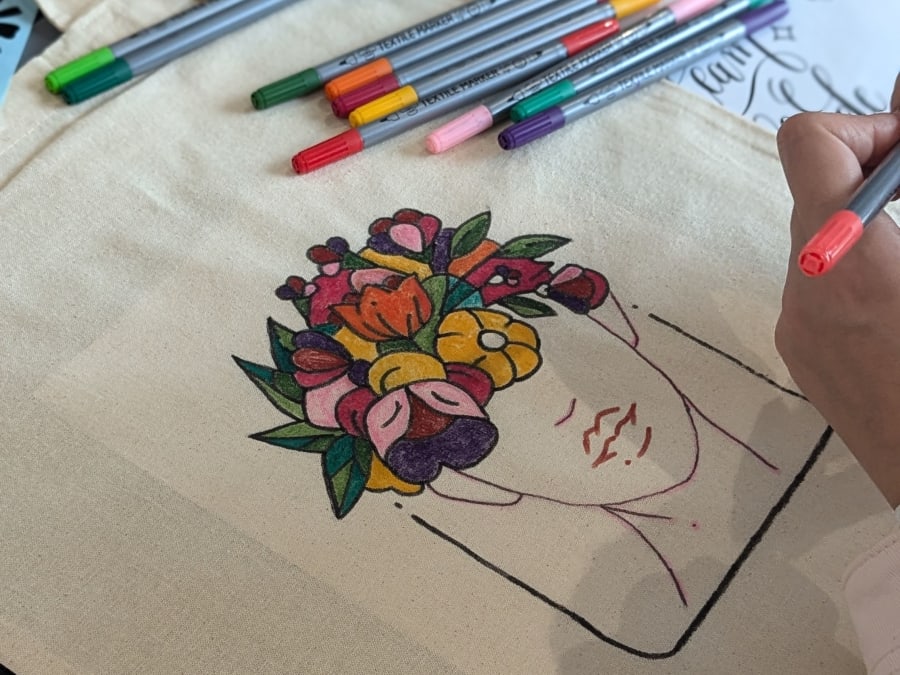 Tote bag customization workshop in La Rochelle (17)