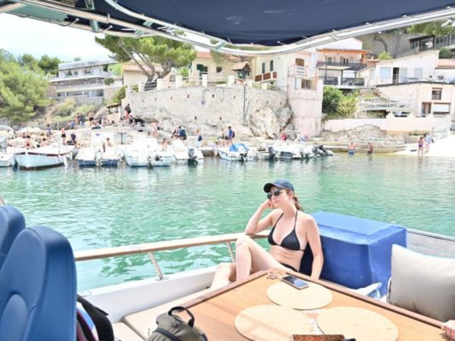 Croisière baignade Parc National des Calanques en demi-journée