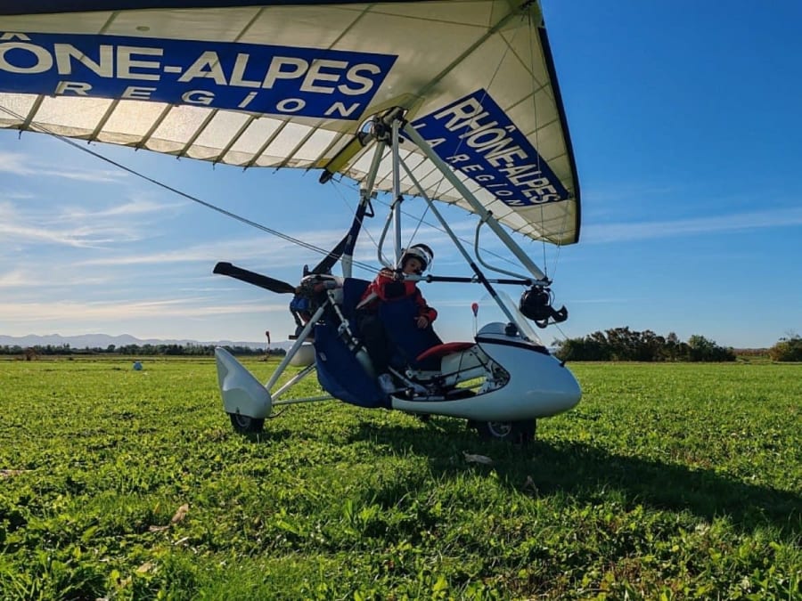 Baptême de l'air en ULM pendulaire à Maringues (63)