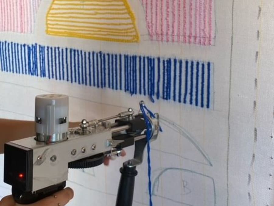 Atelier d'initiation au Tufting sur une journée à Lille (59)