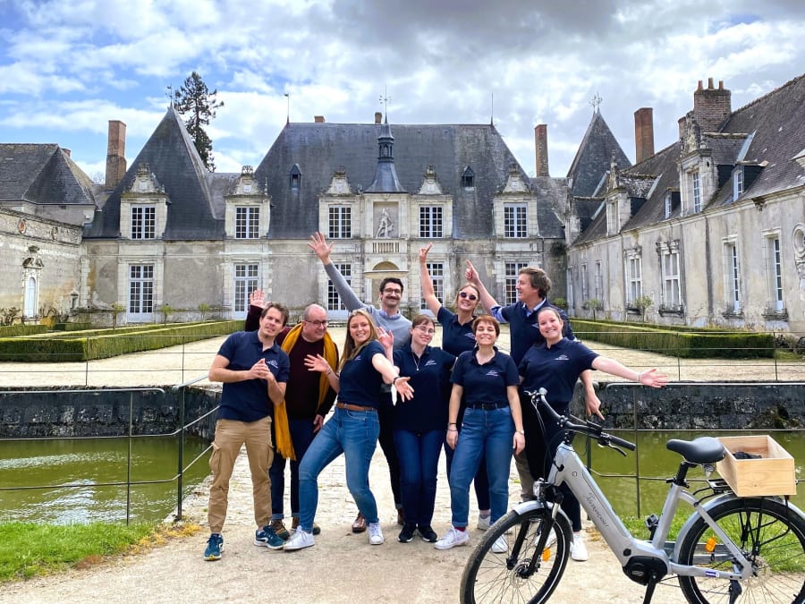 A day's cycling from Villesavin to the Château de Chambord