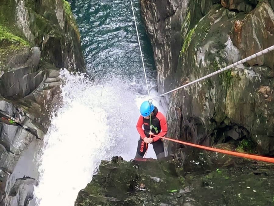 Canyoning au canyon de Marc à Auzat (09)
