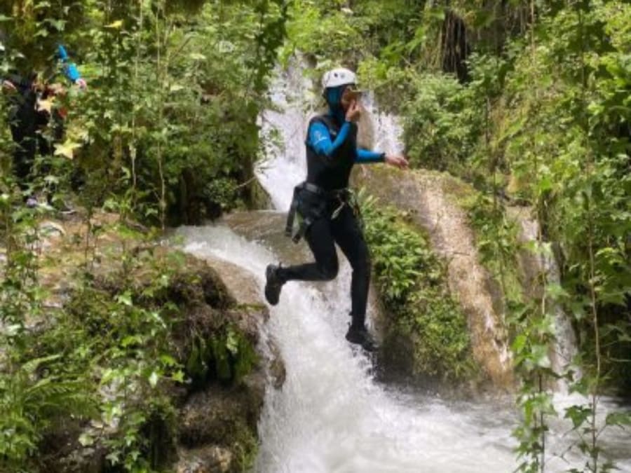 Canyoning sportif du Léoncel à Bouvante (26)