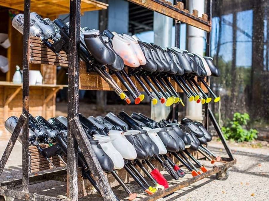 Paintball en el parque de aventuras Ice Mountain de Bélgica