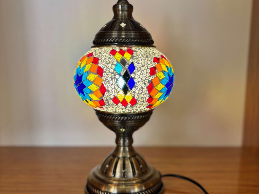 Mosaic lamp creation workshop in Villeurbanne (69)