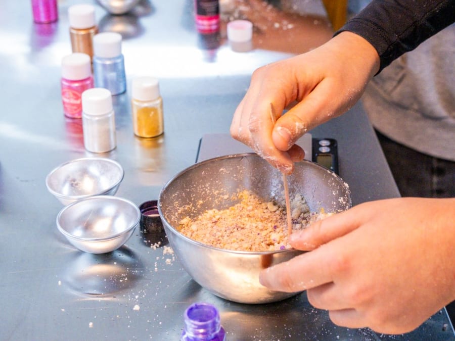 Atelier création de bougie et boule de bain à Poligny (39)