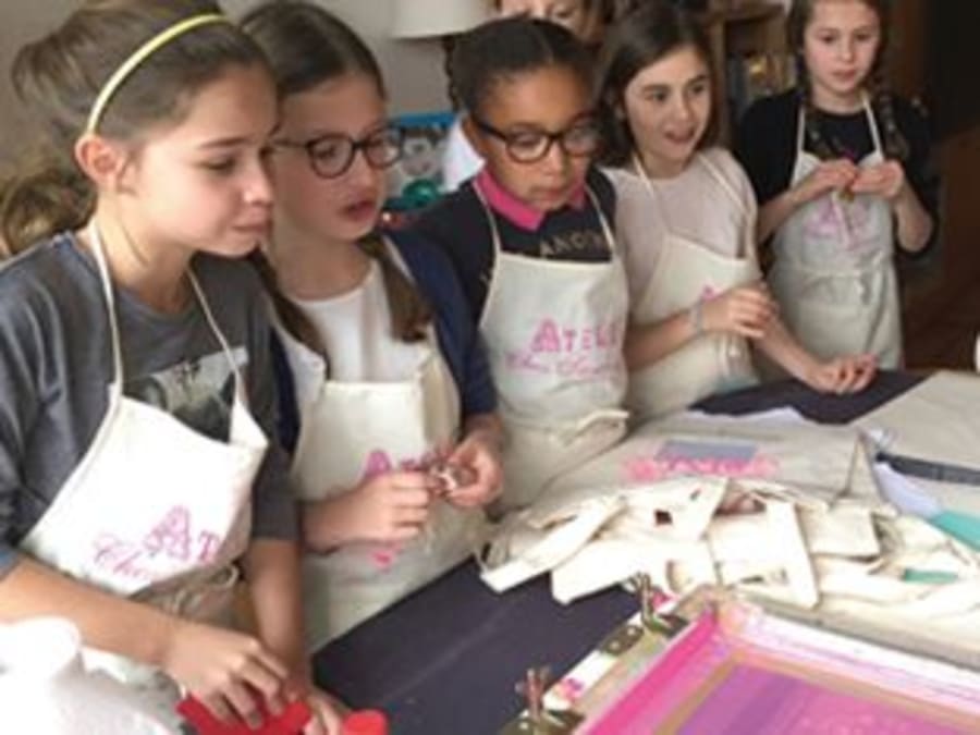 Anniversaire Sérigraphie 3-15 ans à domicile (IDF)