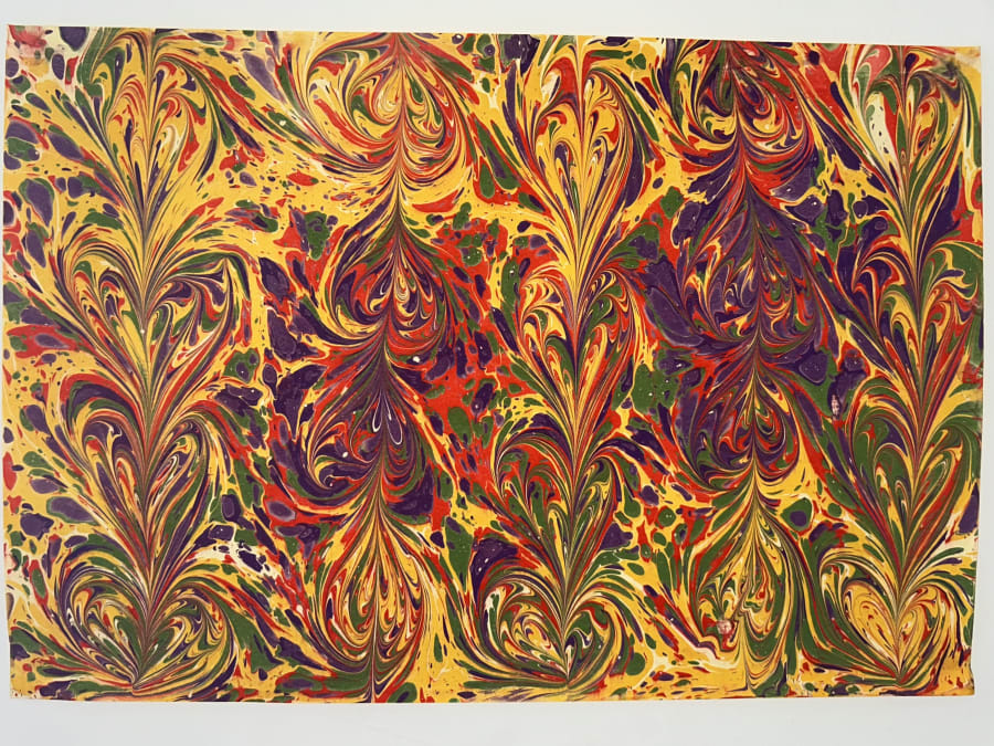 Introduction to Ebru "marbled paper" in Lyon 3rd district