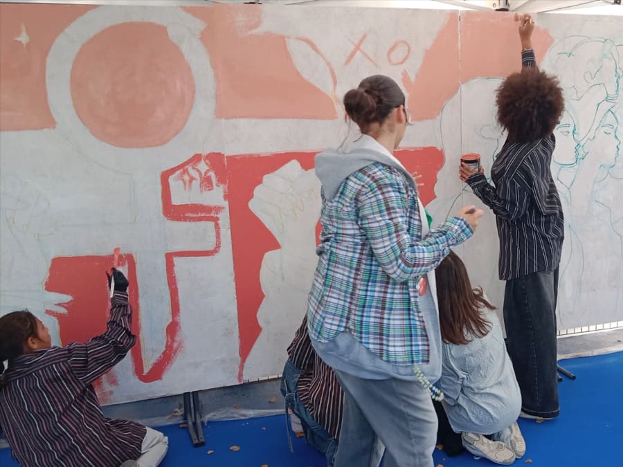 Team building Fresque collaborative à Senlis (60)