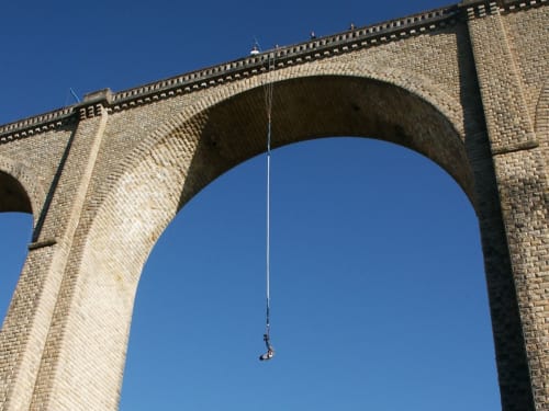 Saut à l’élastique depuis le Viaduc de Cluis : Accroduc