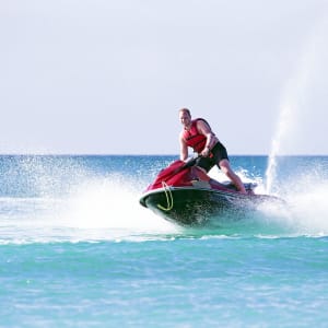 jet skiing