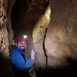 caving