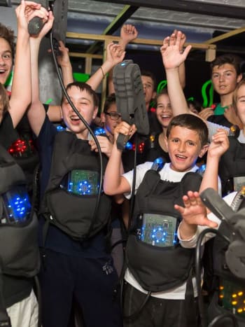 anniversaire au laser game