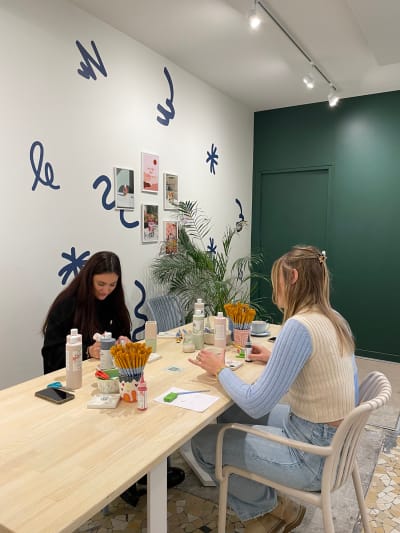 peinture sur céramique