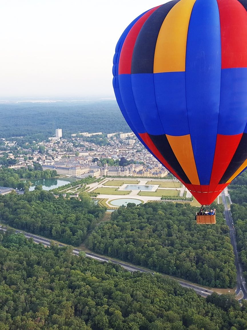 Montgolfière a fontainebleau