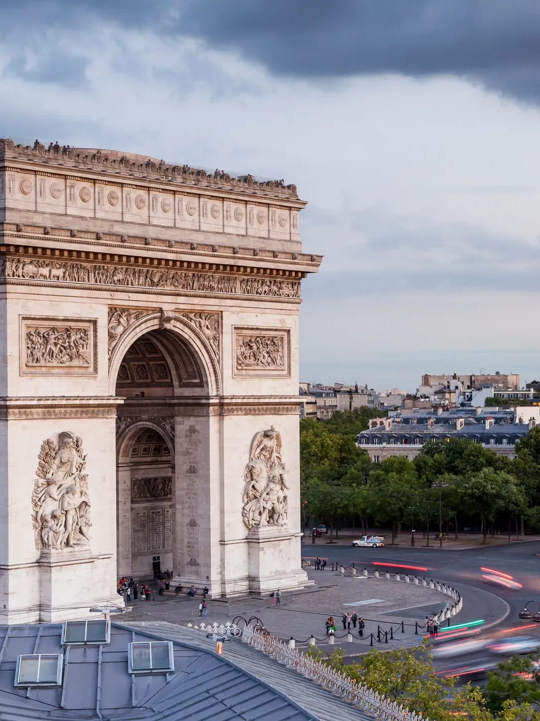 Entrada para el Arco del Triunfo de París