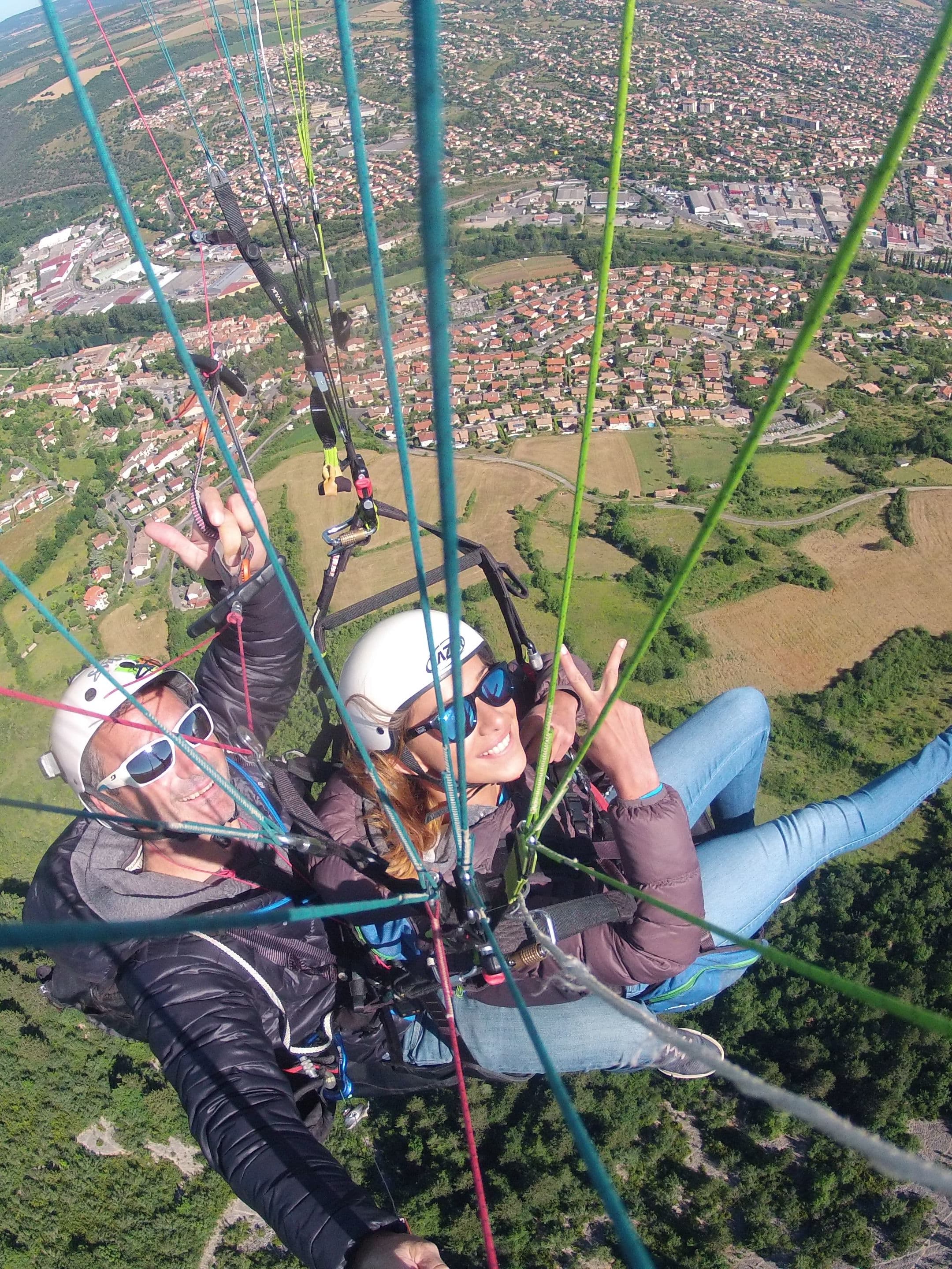 parapente millau