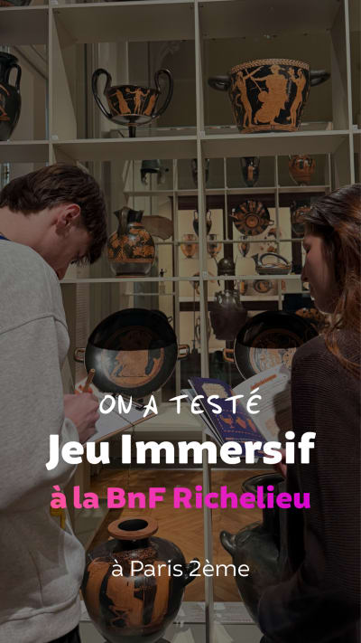 Immersive game at the BnF Richelieu in Paris 2nd arrondissement