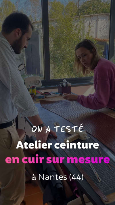 Taller para crear su propio cinturón de cuero en Nantes (44)