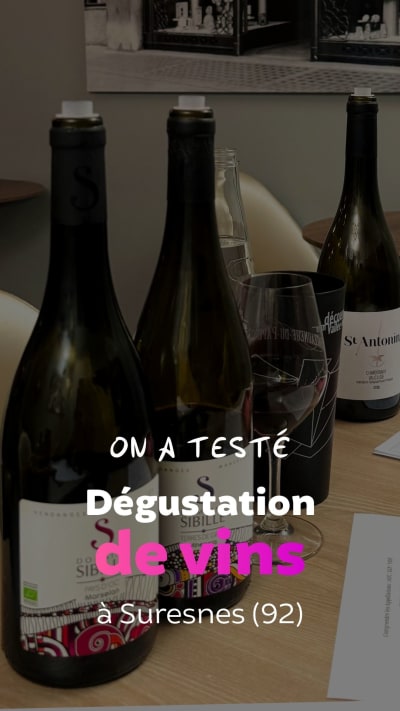 Dégustation de vins thématisée à Suresnes (92)