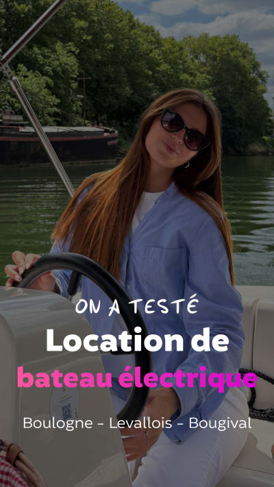 Location de bateau électrique (5 pers. max) à Bougival
