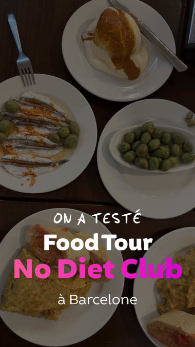 Tour gastronómico "No Diet Club" en Barcelona
