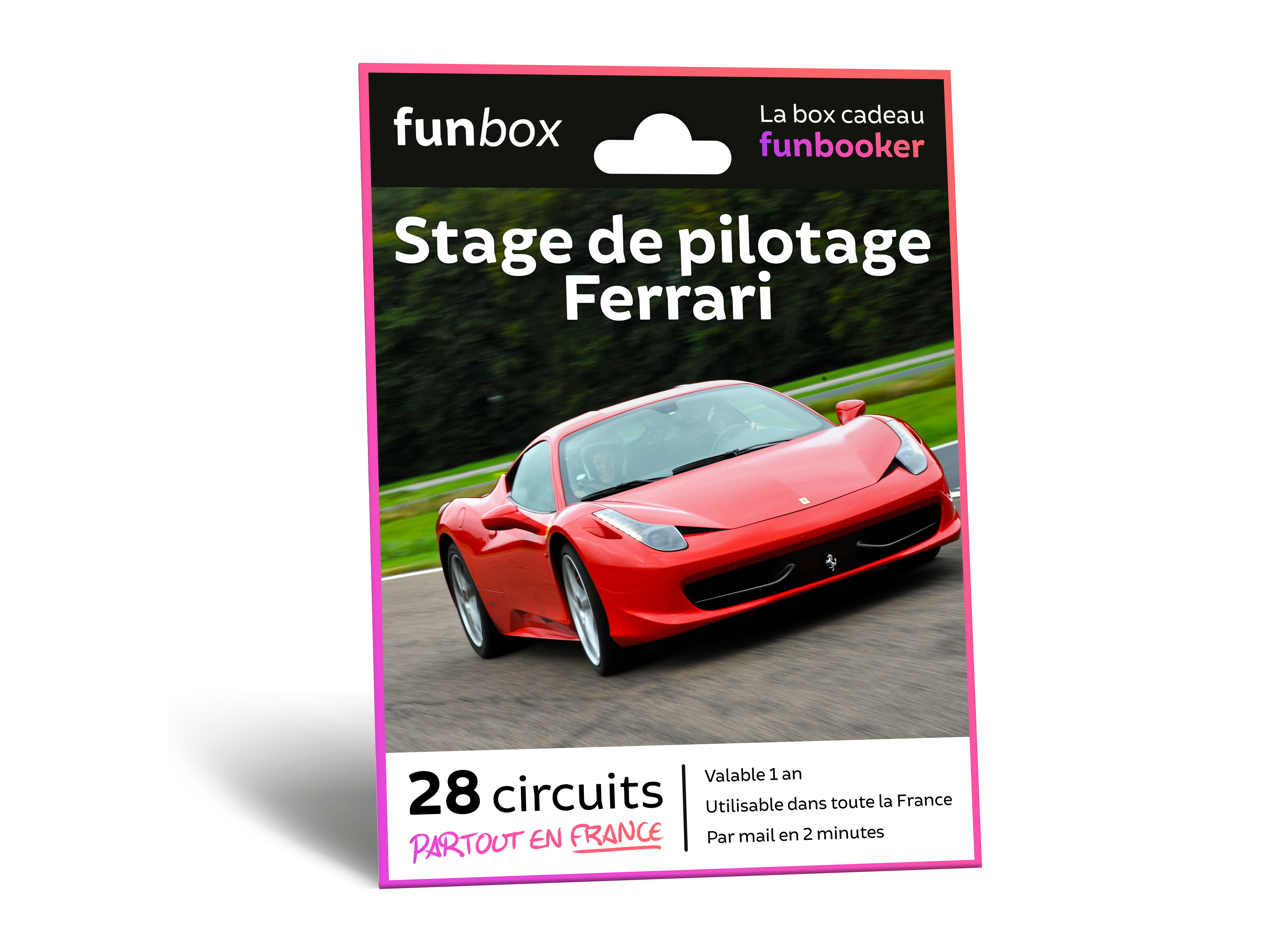 Coffret Cadeau Stage de Pilotage Ferrari : découvrez la funbox