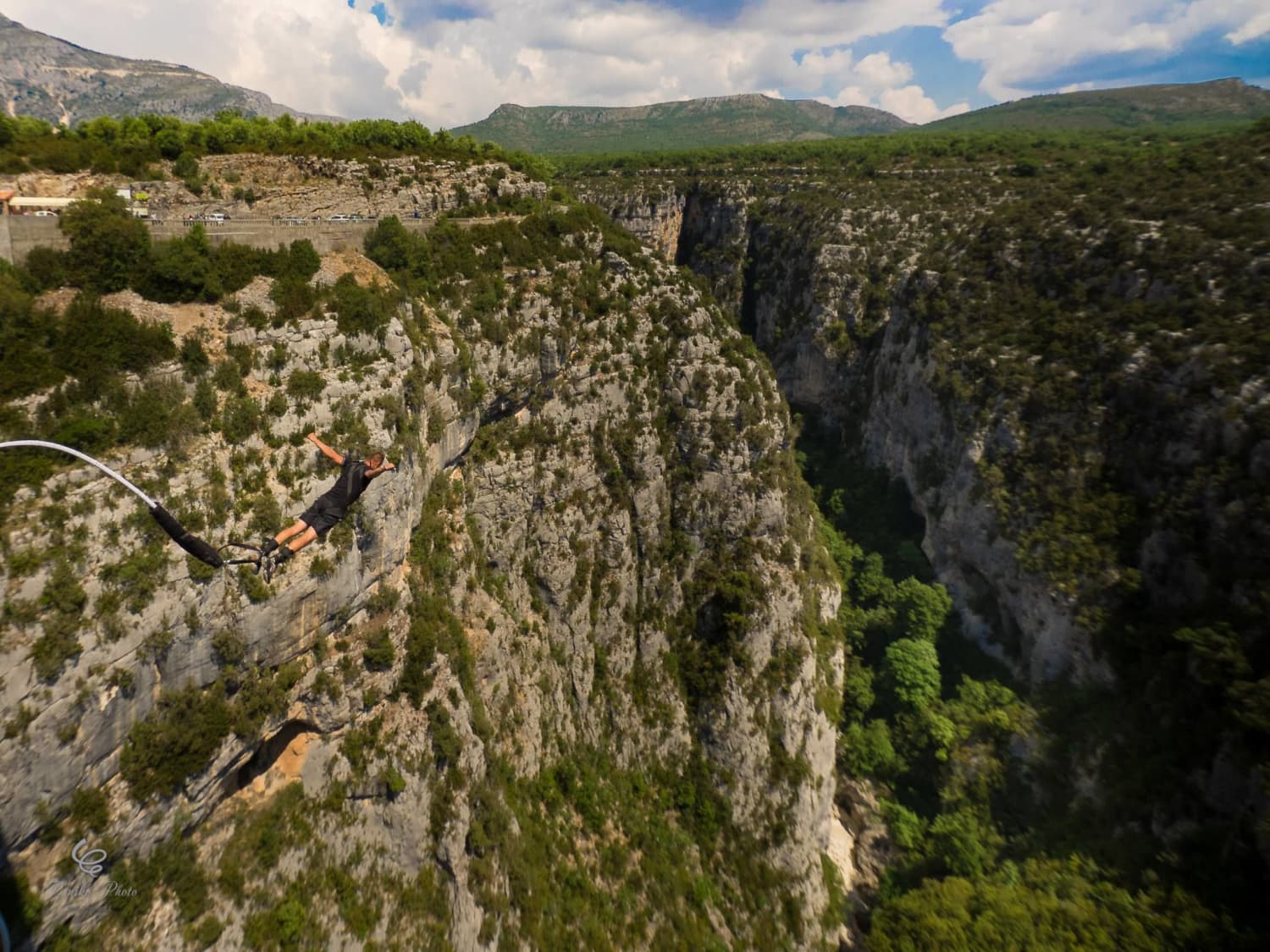 Saut à l’élastique dans les Gorges du Verdon du Pont de l’Artuby - Comps sur Artuby