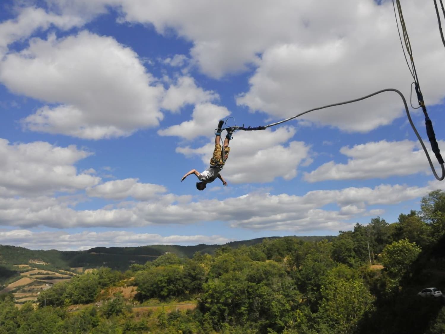 Saut à l'élastique au Viaduc SaintEulaliedeCernon avec Antipodes Sport