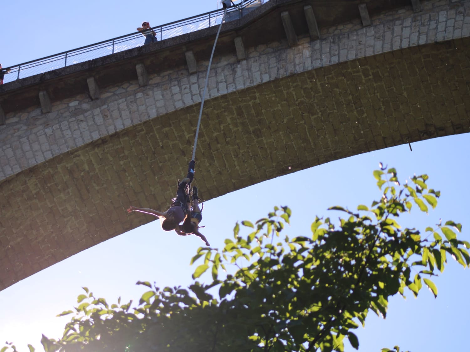 Saut à l’élastique depuis le Viaduc de Pélussin : Elastic Crocodil Bungee - Pélussin