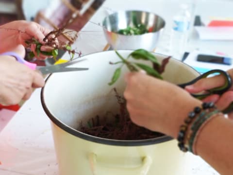 Atelier teinture végétale Shibori à  Lille (59)