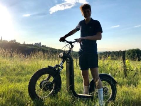 Balade en Trottinette Electrique en Forêt à  Barbaste (47)