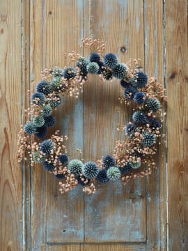 Atelier création couronne en fleurs séchées Truffaut Rennes