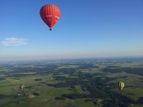 Vol privé en Montgolfière au-dessus du Château d'Amboise (37)