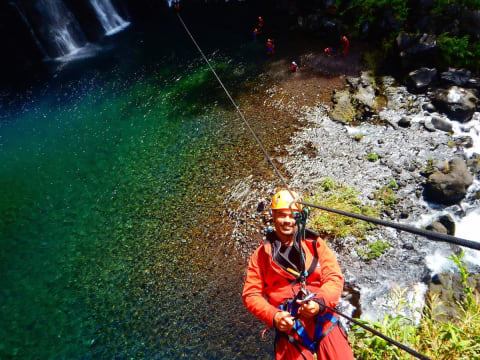 Canyoning Ti Grain Galet à  la Réunion