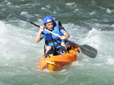 Kayak Airboat/Frenzy sur le Gave de Pau à  Saint-Pé-de-Bigorre