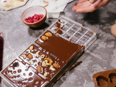 Atelier fabrication de tablettes de chocolat à  Nice (06)