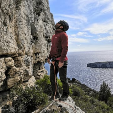 Escalade en falaise aux Calanques de Marseille (13)