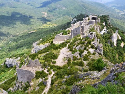 Vol en hélicoptère découverte du Château Cathares