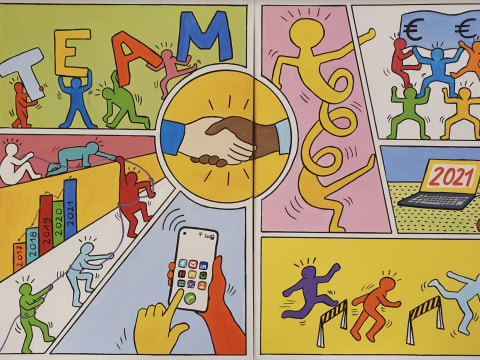Team Building Artistique R alisation D une uvre Collective