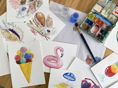 Atelier Aquarelle à  Dax (40)