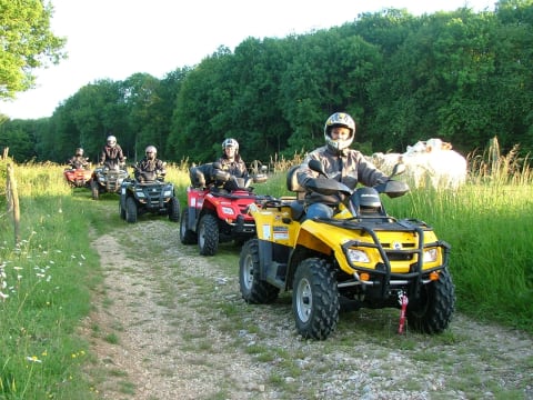 Randonnée Quad à  Viarmes dans la Forêt de Carnelle (95)