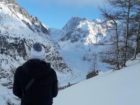 Randonnée en raquettes à  Chamonix (74)