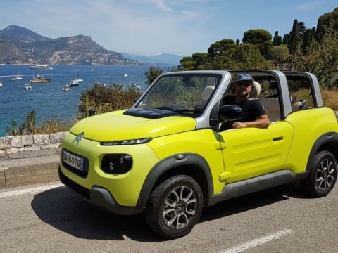 Découverte de la côte d'Azur en cabriolet au départ de Nice