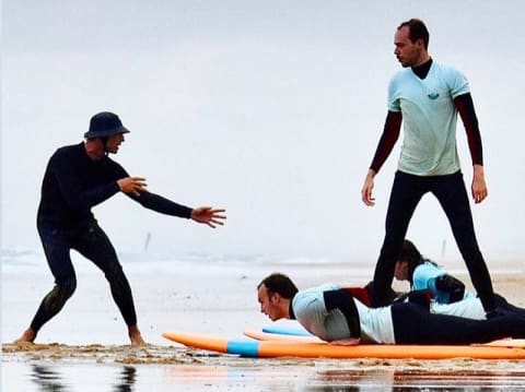 Cours de surf à  Mimizan (40)